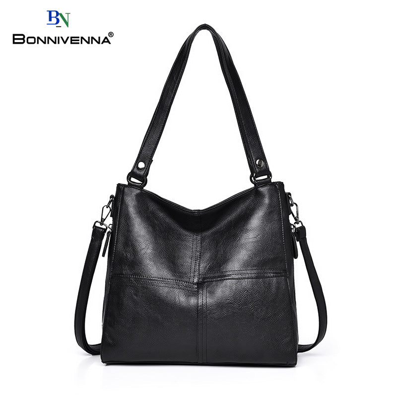 Solid Color Fashion Large Capacity Ribbon Crossbody Bags