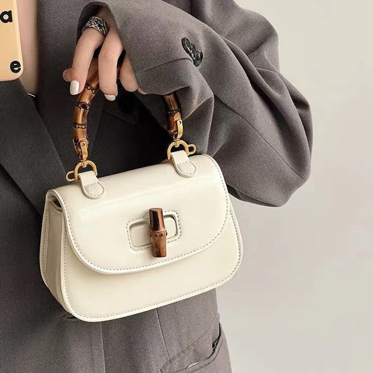 Women's High-grade Bamboo Joint Saddle Fashion Shoulder Bags