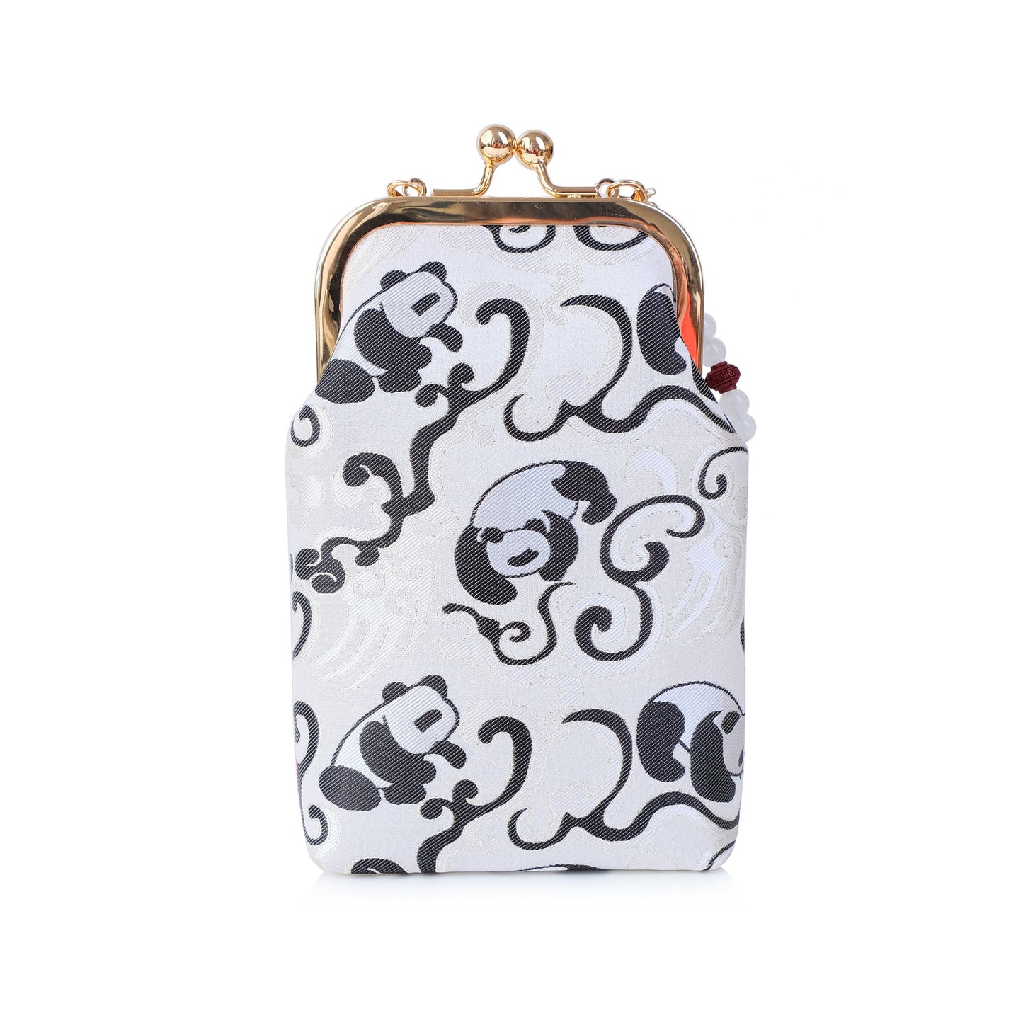 Chinese Style Retro Song Dynasty Brocade Pouch With Han Crossbody Bags