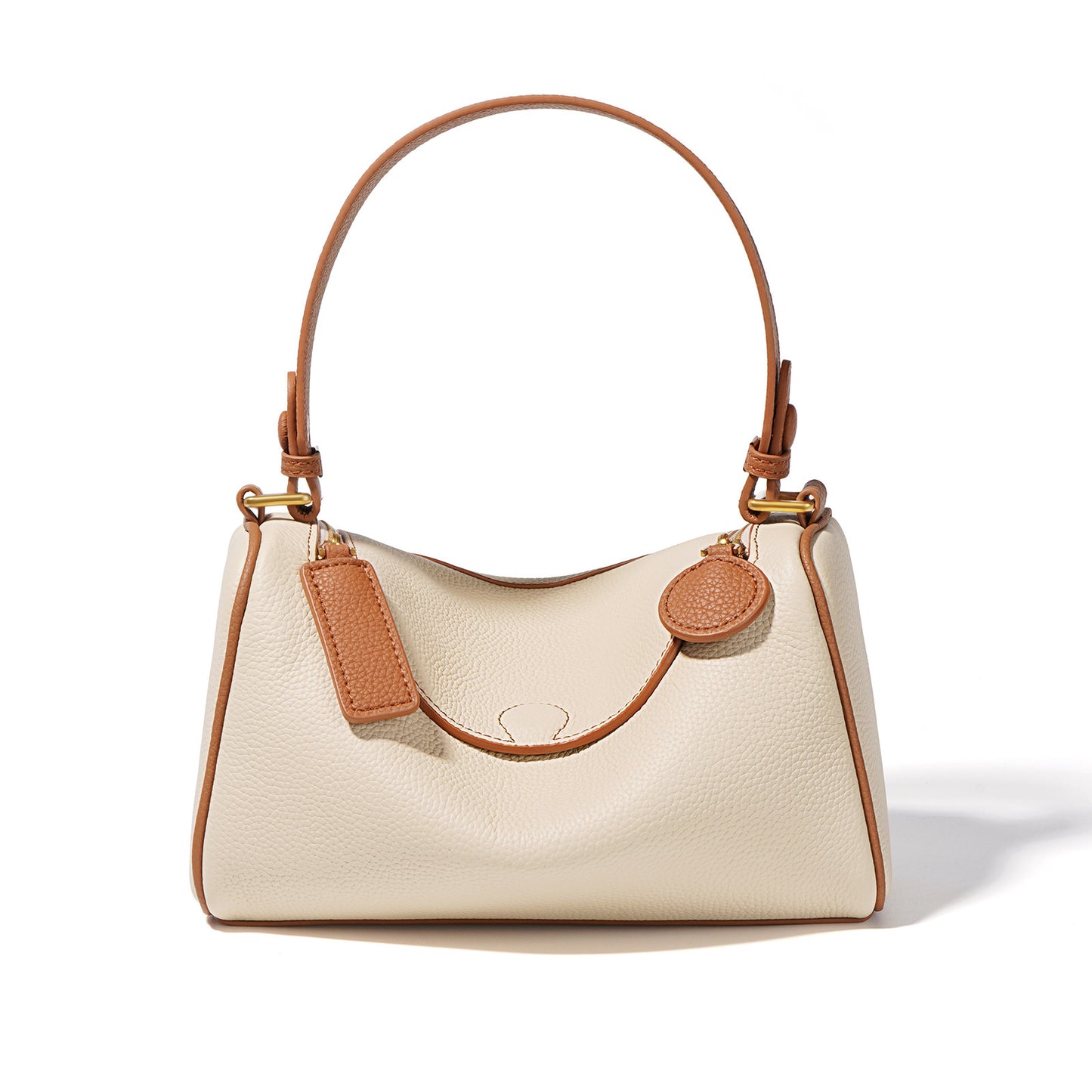 Women's Cowhide Niche High-grade Portable Fashion Boston Crossbody Bags