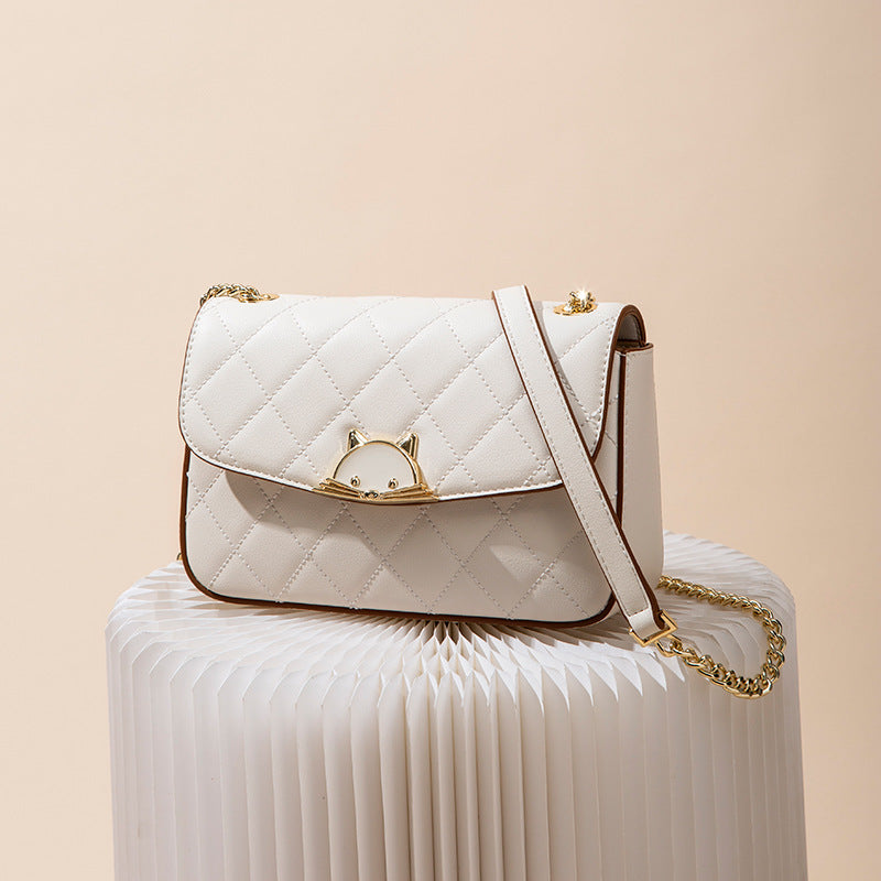 Women's Classic Style Chain Diamond Pattern Fashion Handbags