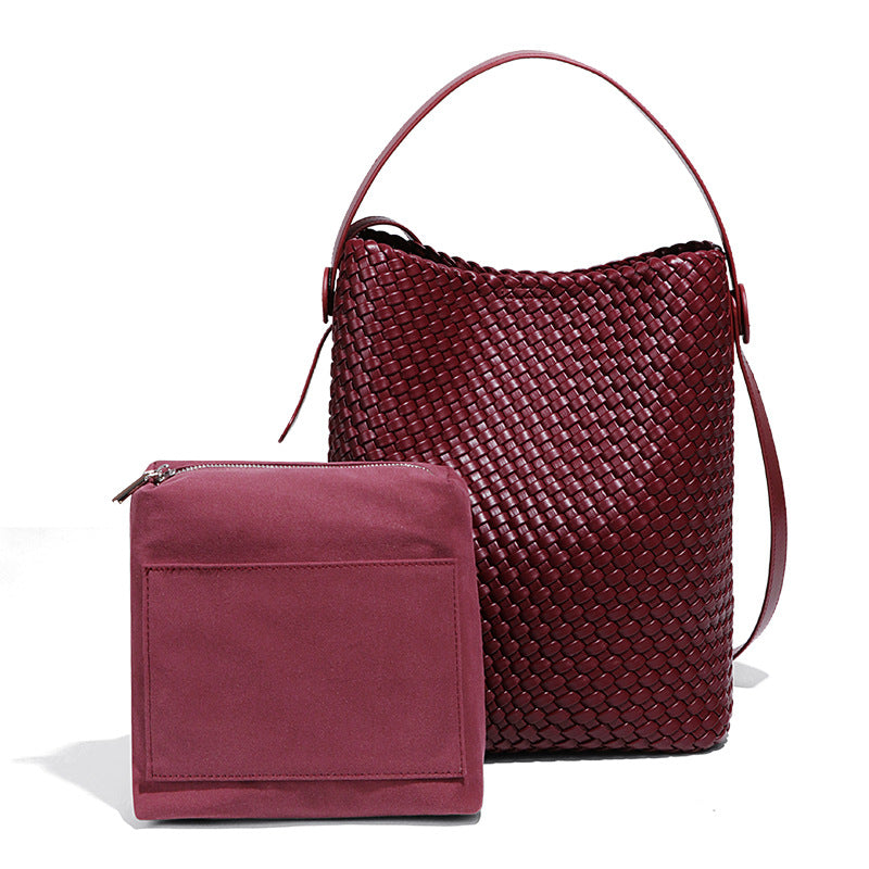Retro High-grade Large Capacity Portable Trendy Shoulder Bags