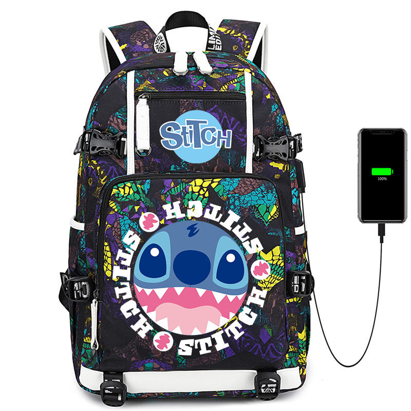 Caddy Cartoon Stitch Boy Four Or Backpacks