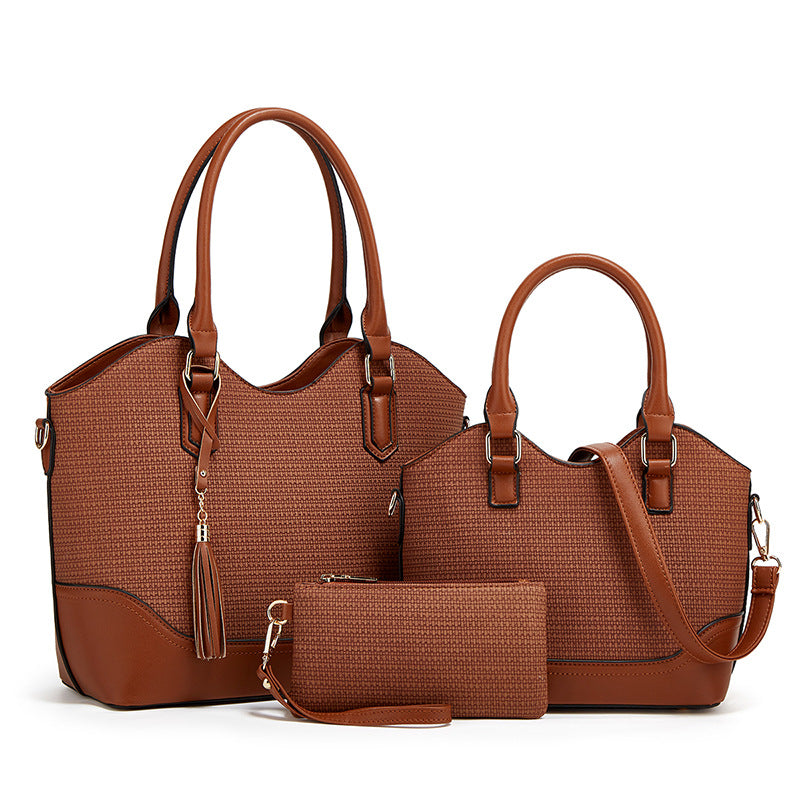 Three-piece Set Of Mother Large Medium Handbags