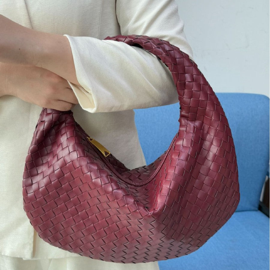Women's Denim Woven Hand Holding One Underarm Handbags