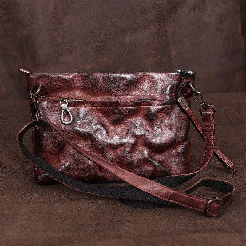 Women's & Men's & Pleated Clutch Large Capacity Genuine Men's Handbags