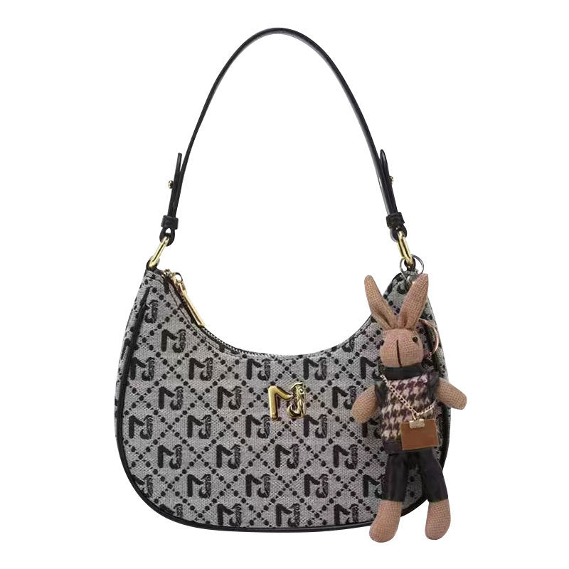 Women's Fashion Saddle Underarm Niche High-grade Portable Shoulder Bags