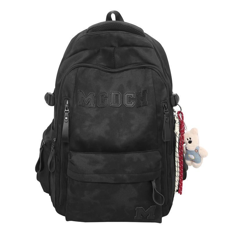 Work Clothes Trendy Couple Large Capacity Junior High Backpacks
