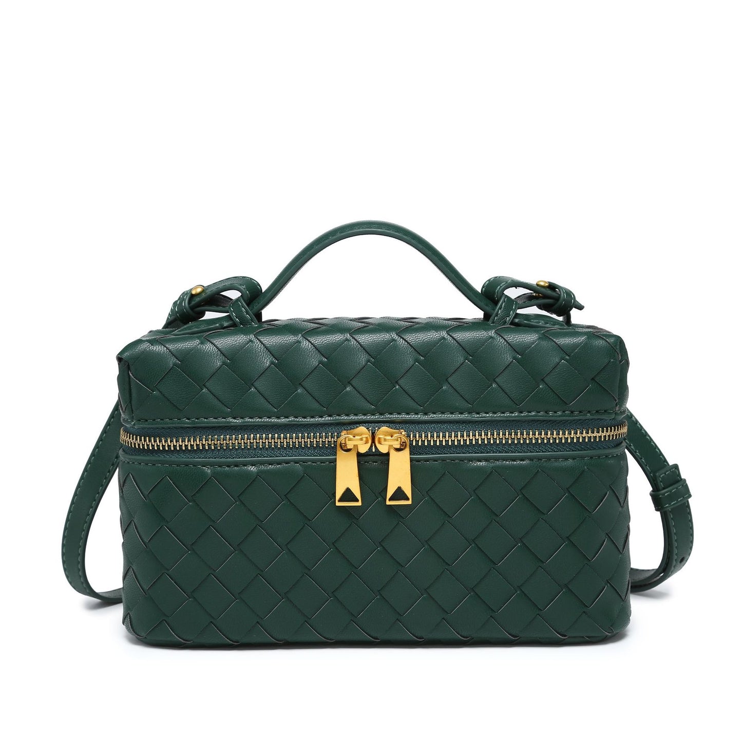 Women's Woven Box Lunch Retro Fashion For Handbags