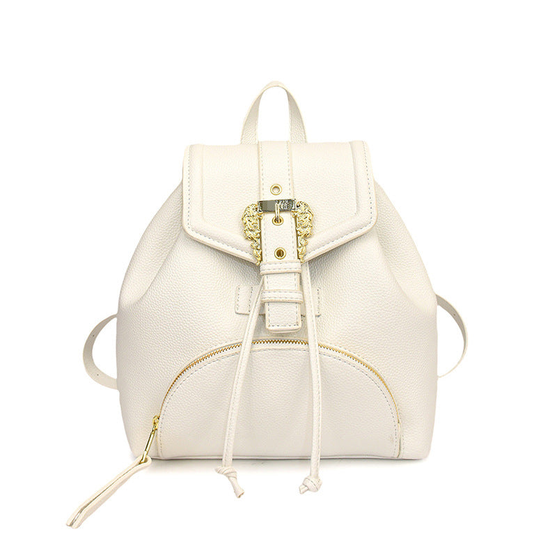 Women's Simple Fashion Pure Color High-grade Backpacks
