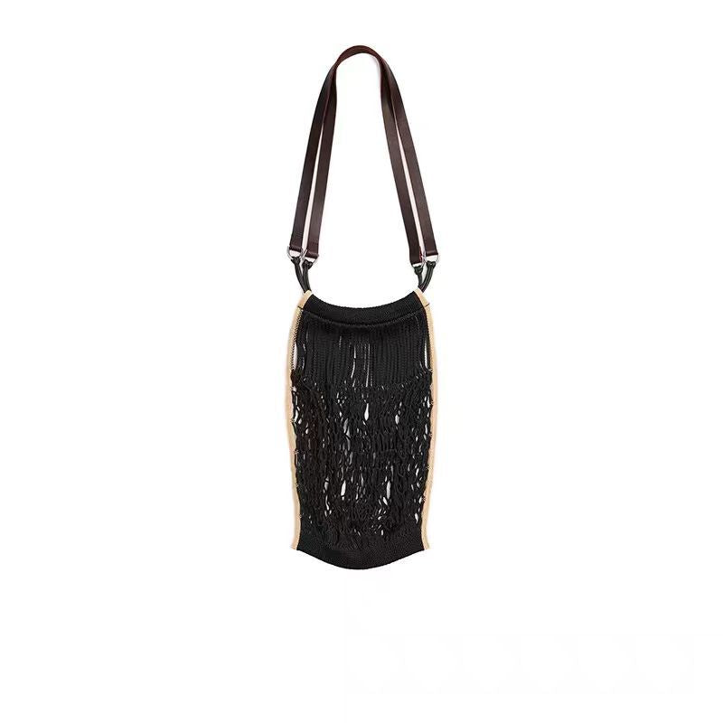 Women's Design Simple Fabric Mesh Shopping Fashion Crossbody Bags