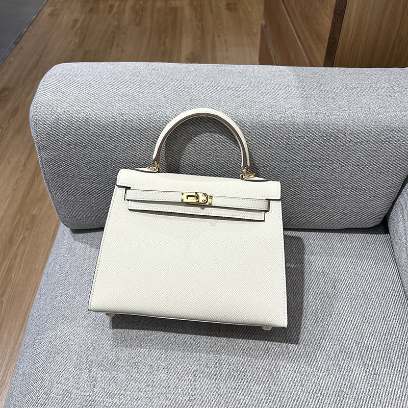 Women's Second Generation Palm Print Kelly Leather Fashion Pouches Mini Shoulder Bags
