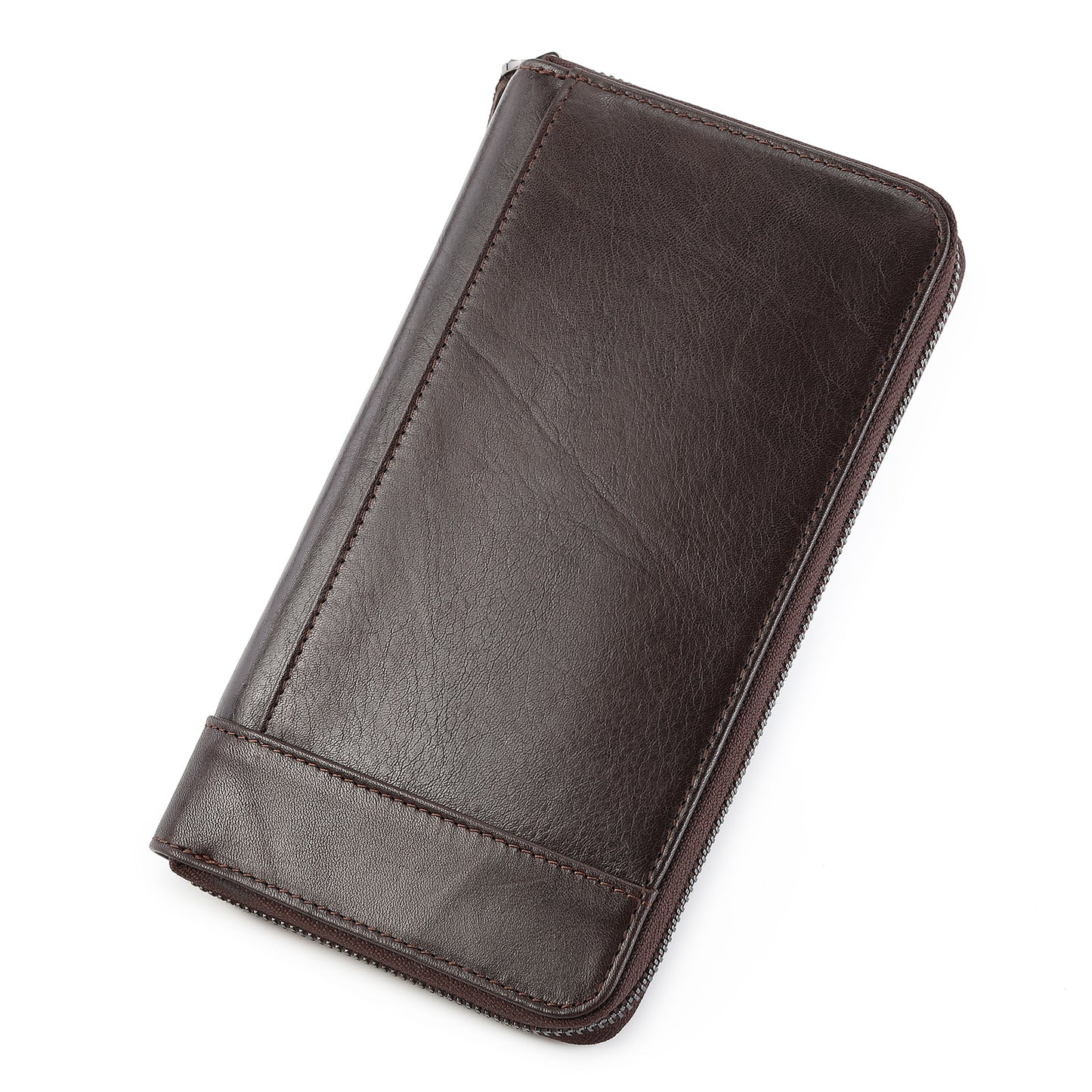 Men's Genuine Leather Retro Style Long Multiple Men's Wallets