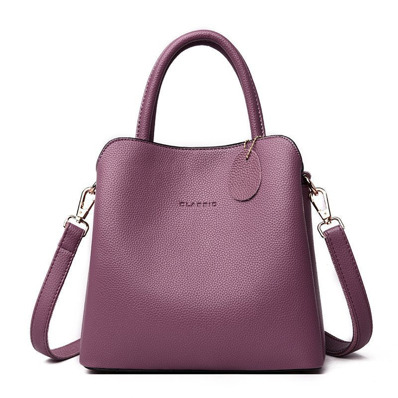 Women's Summer Portable Large Korean Style Genuine Handbags