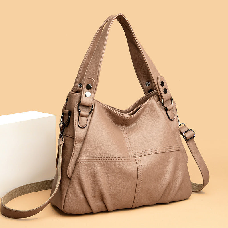 Women's Beautiful Soft Leather Fashion Mother Bags