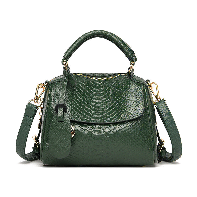 Women's Pattern Large Capacity Mom Retro Solid Handbags