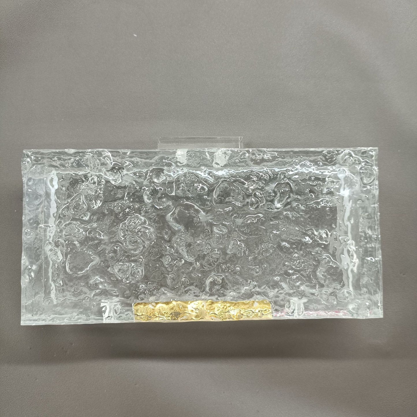 Women's Dinner Ice Crack Transparent Acrylic Evening Bags
