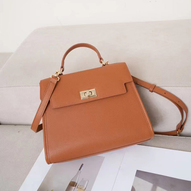 Women's Genuine Leather High-grade Portable Kelly Niche Bags