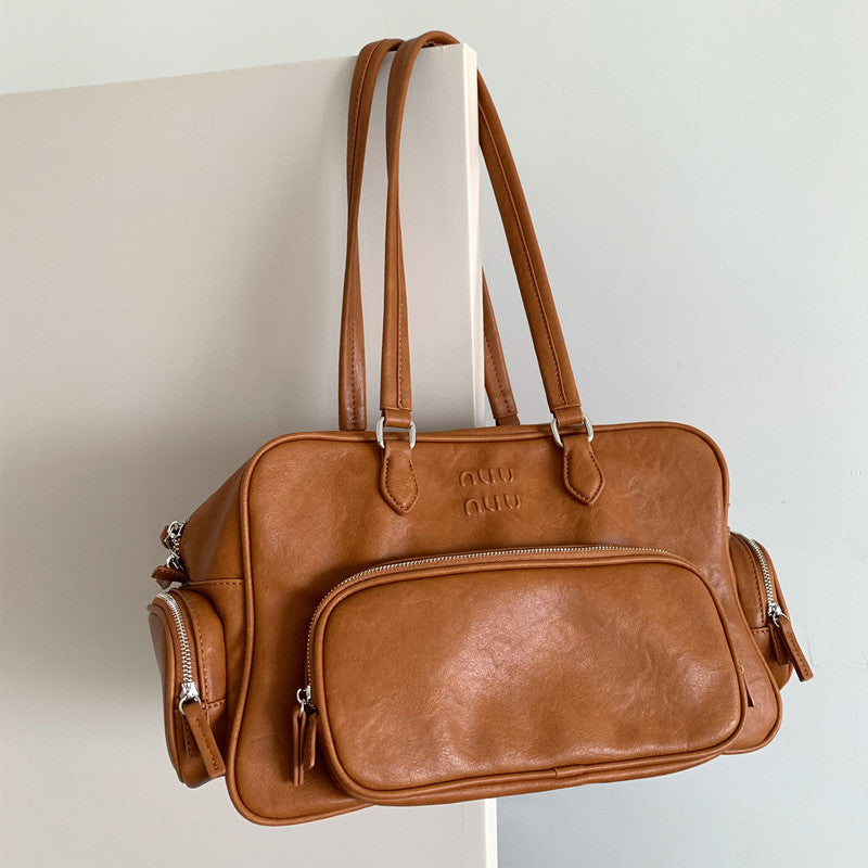 Innovative Design Retro Bowling Underarm Portable Shoulder Bags