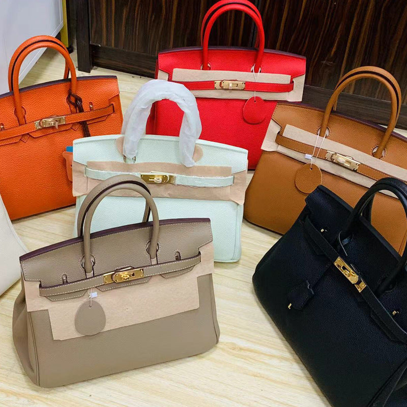 Women's First Layer Cowhide Genuine Leather Large Bags