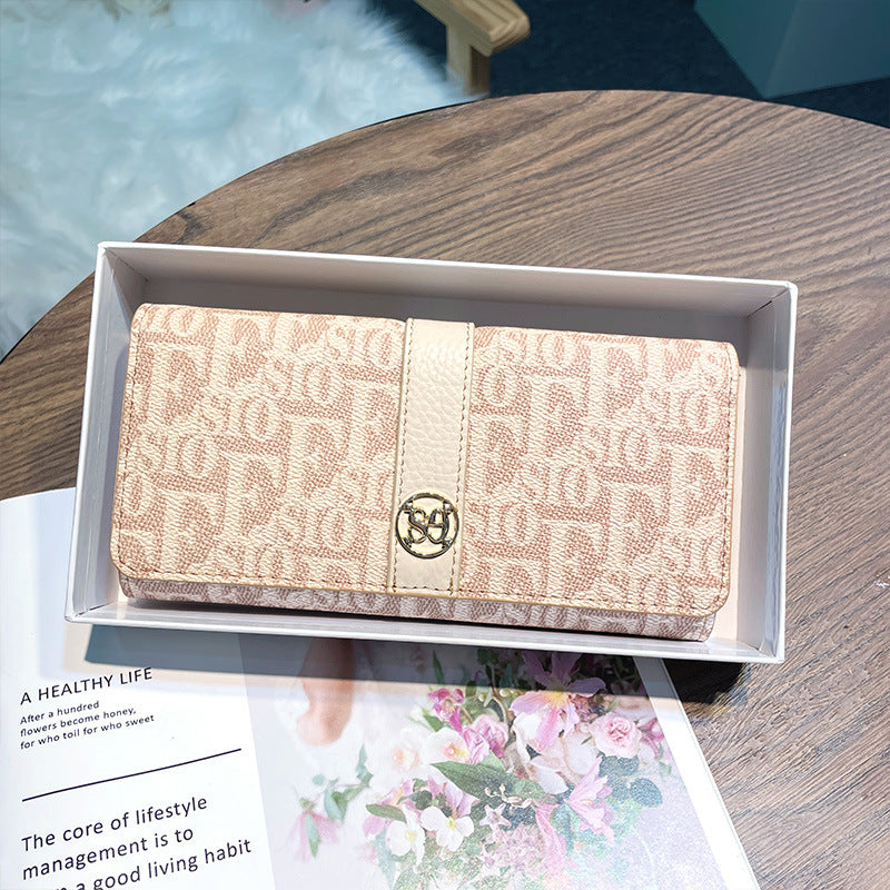 Women's Long Simple Large Capacity Multifunctional Elegant Clutch Ladies Wallets