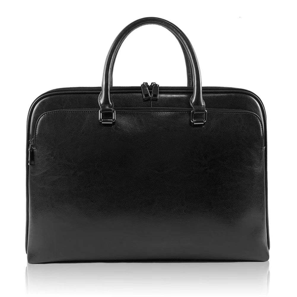 Women's & Men's & Cowhide Business File Genuine Leather Handbags