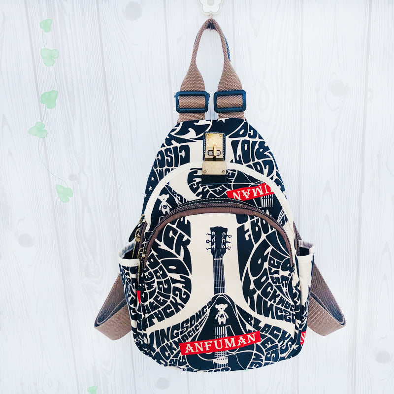 Women's Ethnic Style Oxford Cloth Large Capacity Backpacks