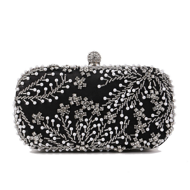 Women's Embroidered Dinner Dress Banquet Clutch Evening Bags