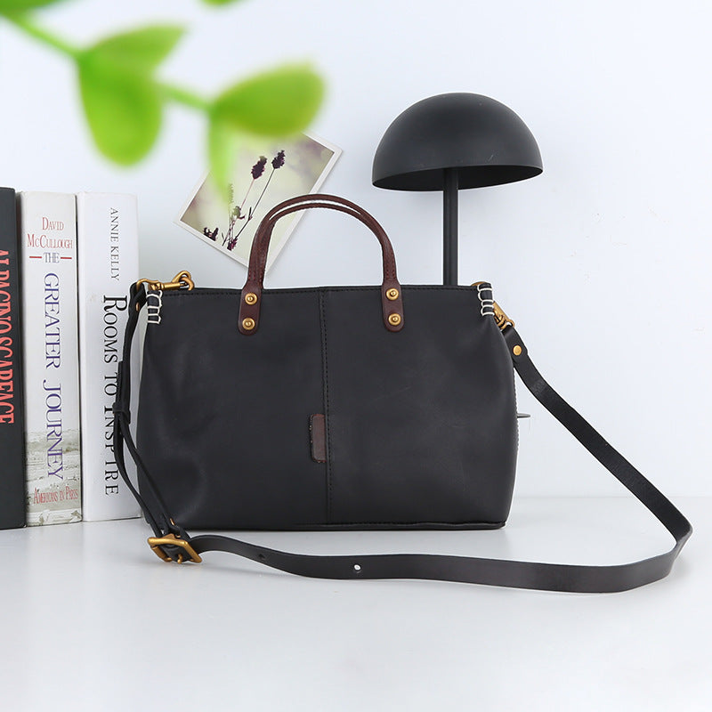 Women's Vintage Leather Fashion Commuter First Layer Shoulder Bags