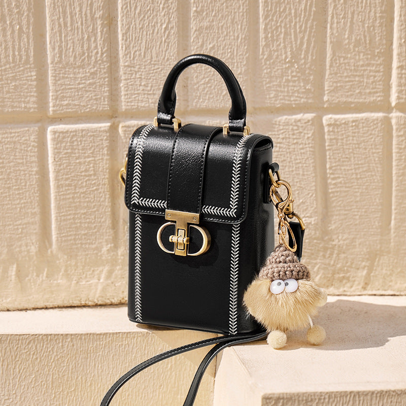 Women's Leather High-grade Retro Versatile Niche Crossbody Bags