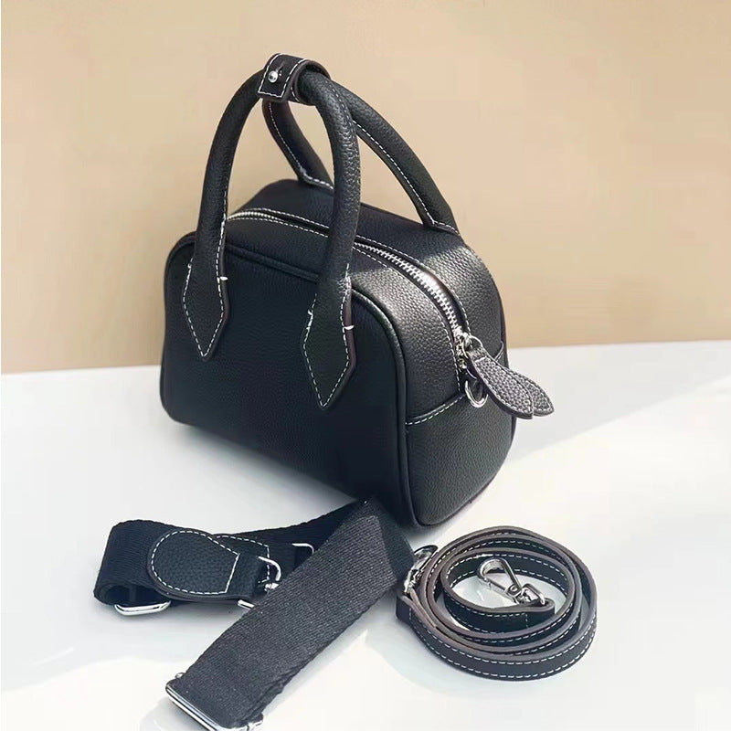 Women's Niche Boston First Layer Trendy Genuine Handbags