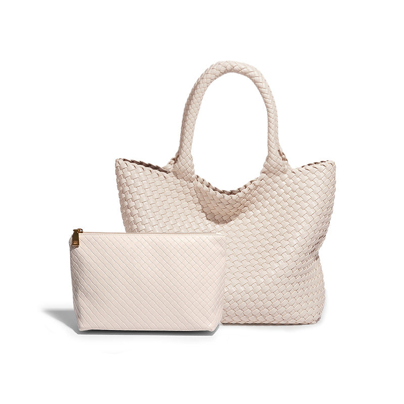 Women's Hand-woven Large Capacity Totes Summer Fashion Shoulder Bags