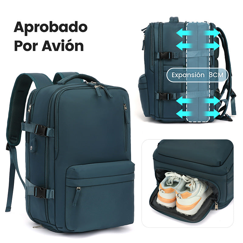 Women's & Men's & Expansion Simple Leisure Large Capacity Backpacks