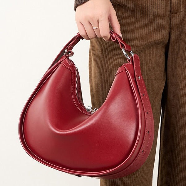Women's Simple Retro Underarm Design Selenodont Trendy Crossbody Bags