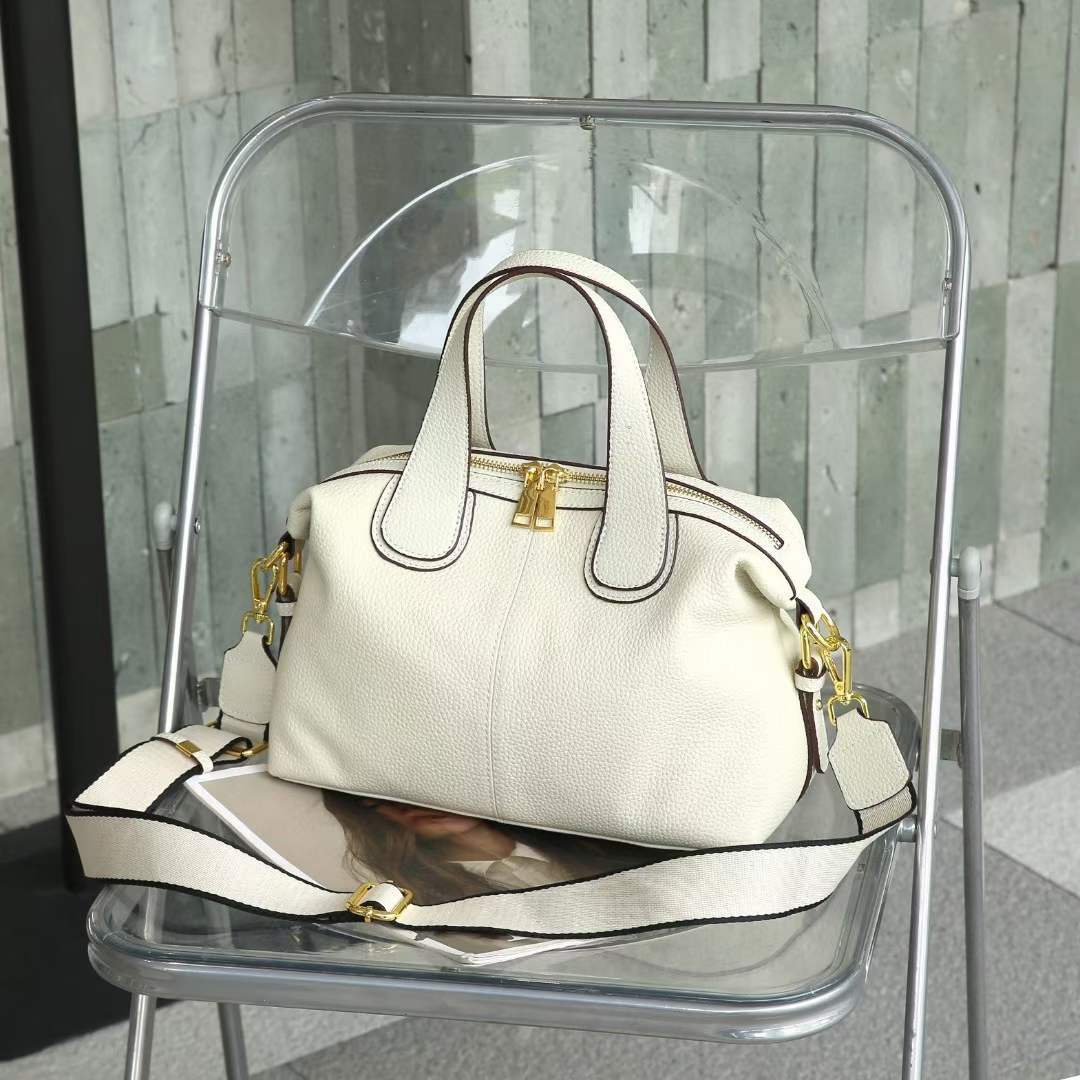 Women's Boston High-grade Large Capacity Commuter Leather Mother Shoulder Bags