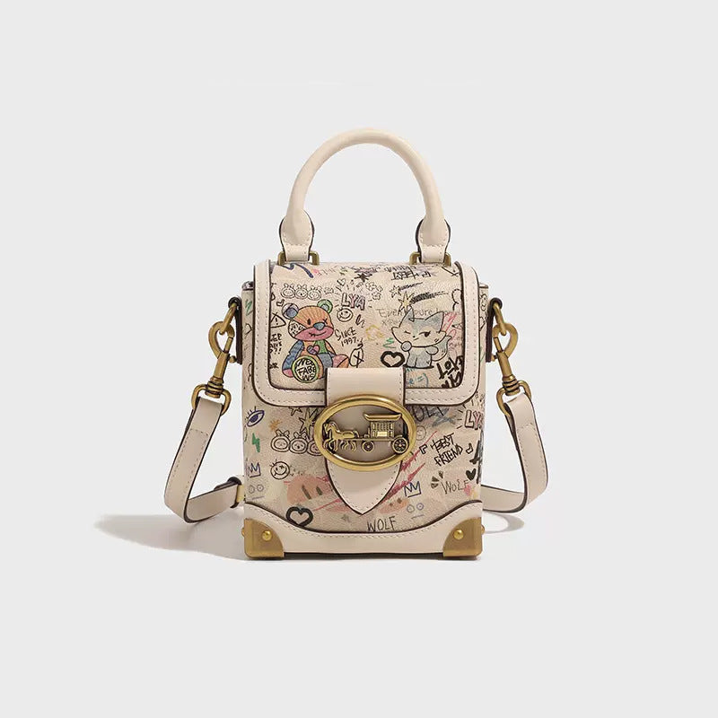 Women's Niche High Sense Cell Fashion Cartoon Crossbody Bags