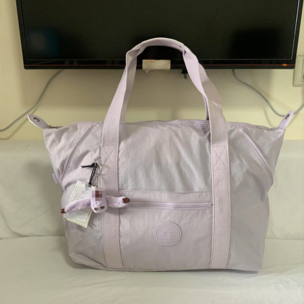 Summer Nylon Monkey Mesh Purple Large Travel Bags