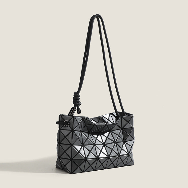 Style Matte Fashion Commuter Geometric Diamond Shoulder Bags