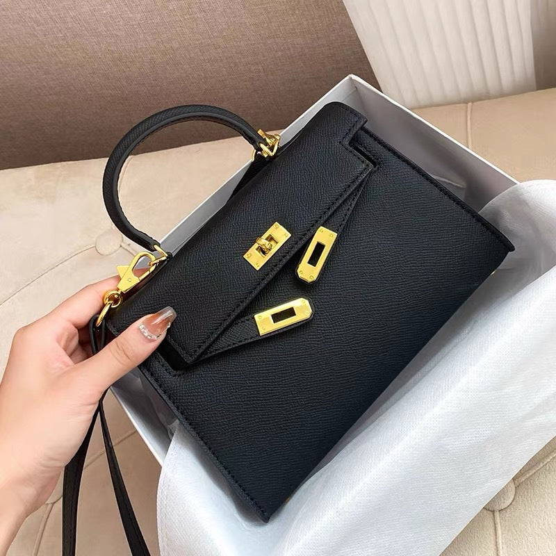 High-grade Genuine Leather Kelly Second Generation Crossbody Bags