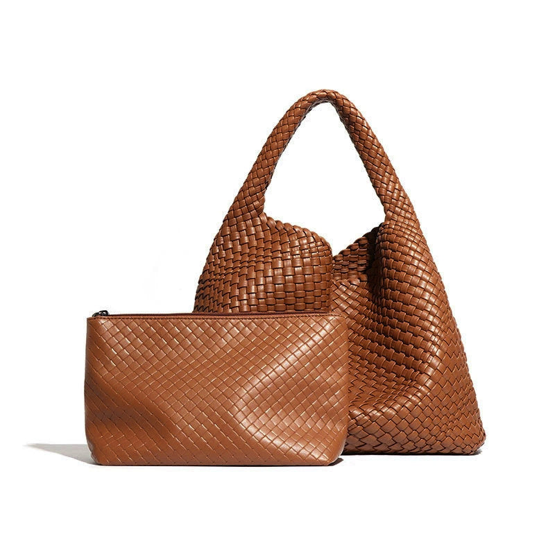 Simple Versatile Large Capacity Underarm Vegetable Handbags