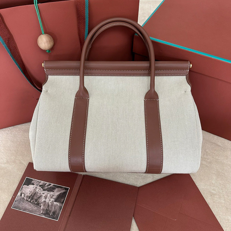 Capacity Commuter High Sense Full Grain Crossbody Bags