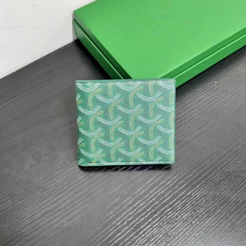 Women's & Men's & Style Dog Teeth Short Multiple Slots Men's Wallets