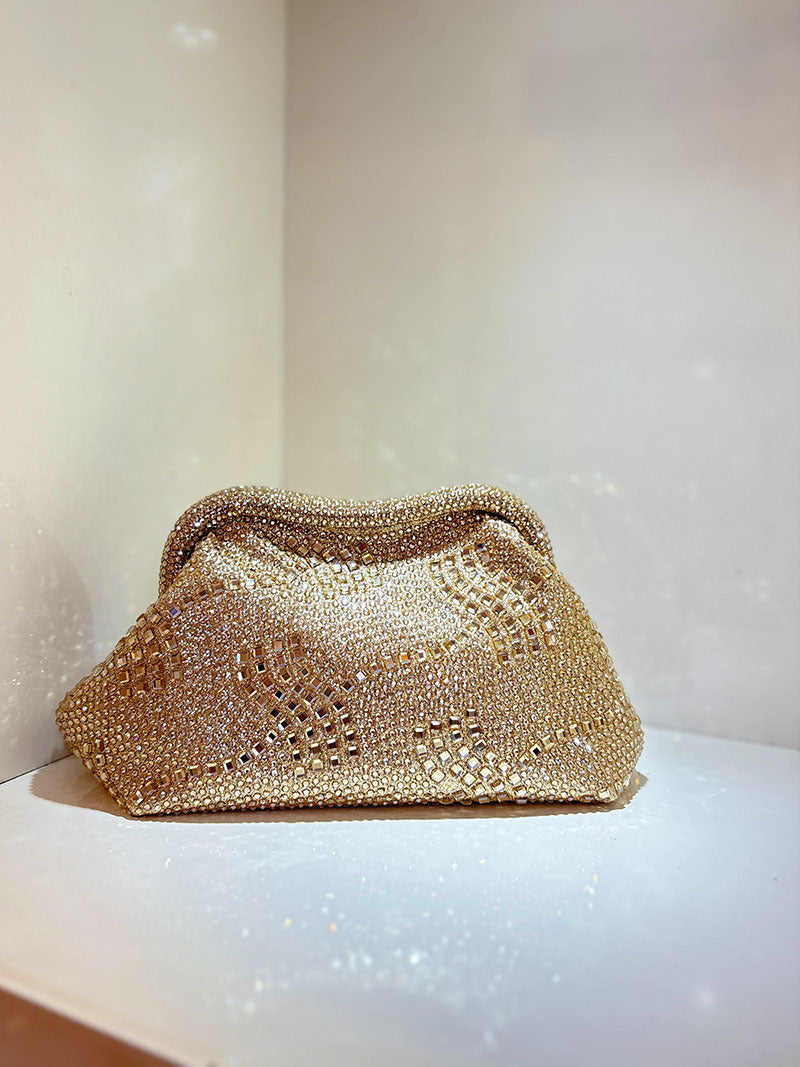 Simple Shiny Sequins Dinner Clutch Design Advanced Crossbody Bags