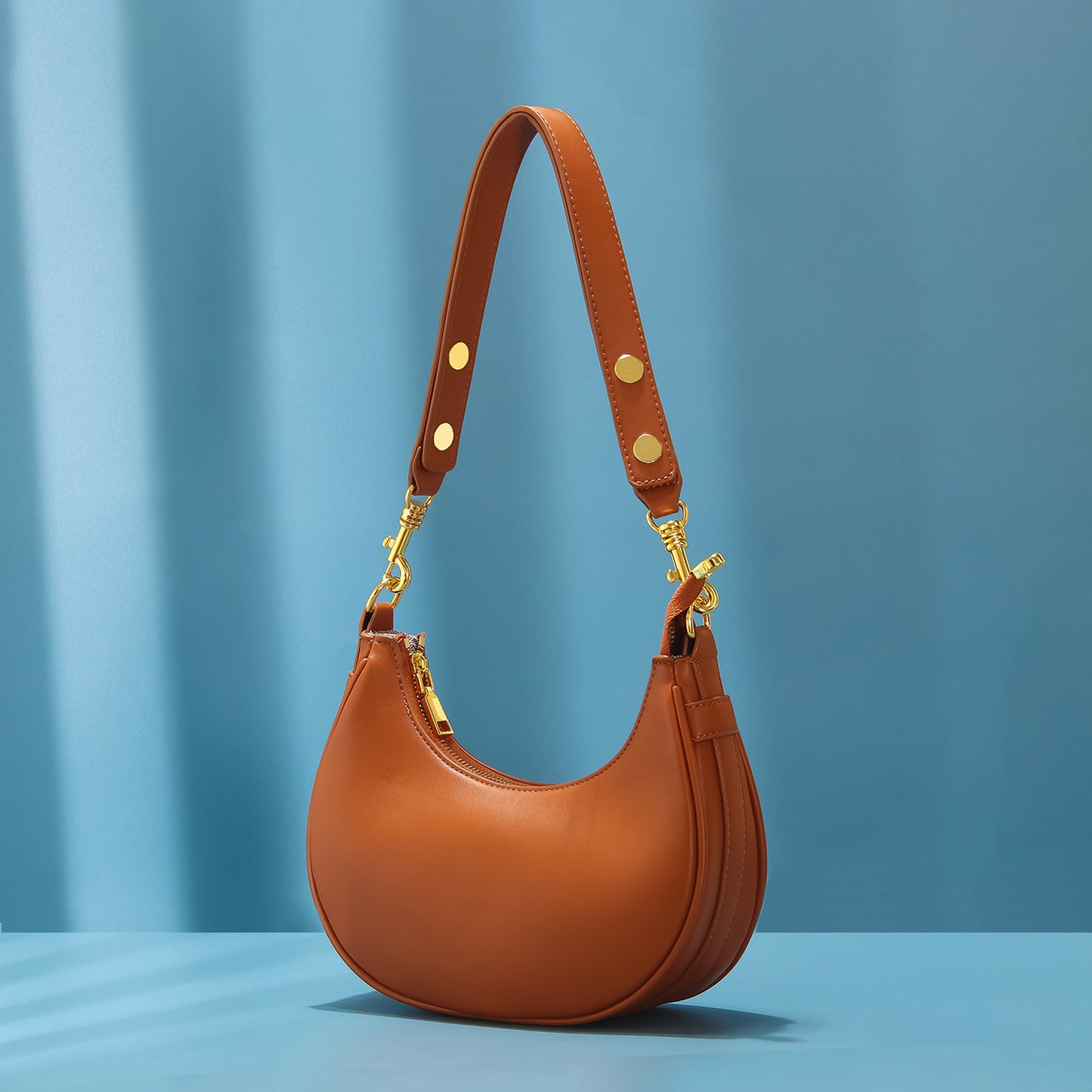 Women's Design Underarm Candy Color Moon Korean Shoulder Bags