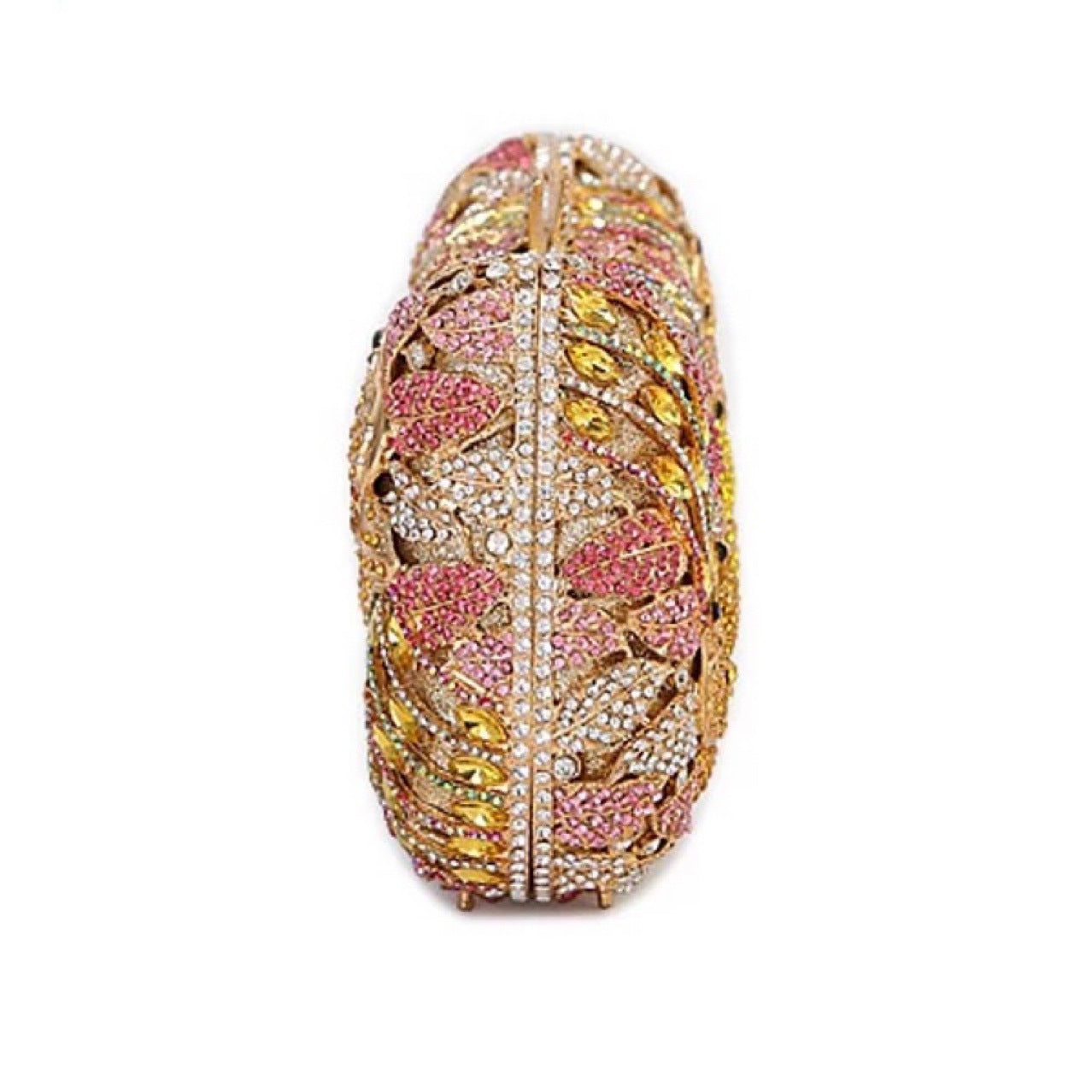 Women's Metal Butterfly Love Flower Diamond Banquet Evening Bags