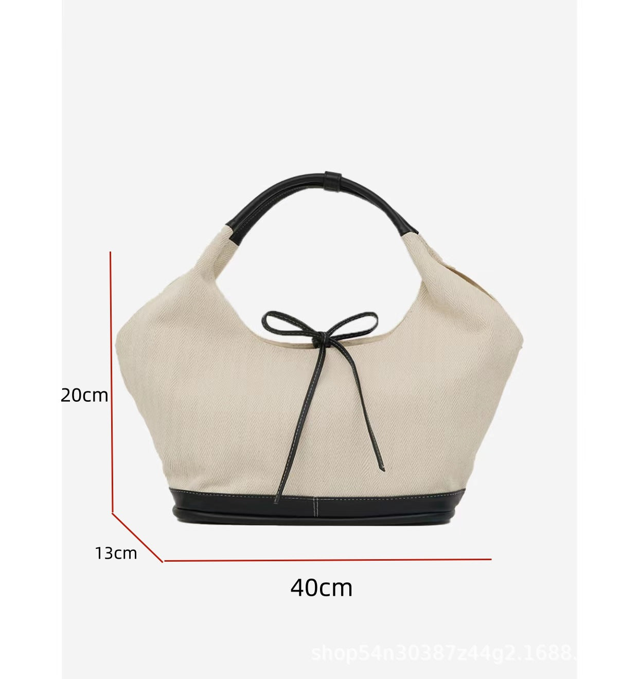 Women's Niche Large Capacity Retro Ingot Canvas Shoulder Bags