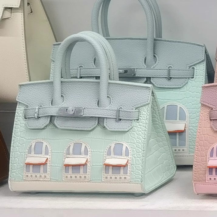 House Genuine Leather Kelly Fashion Cattlehide Handbags