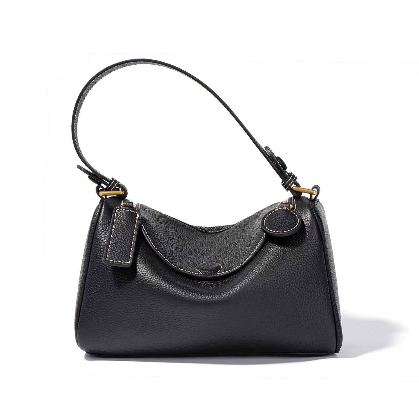Women's First Layer Cowhide High-grade Leather Pillow Shoulder Bags