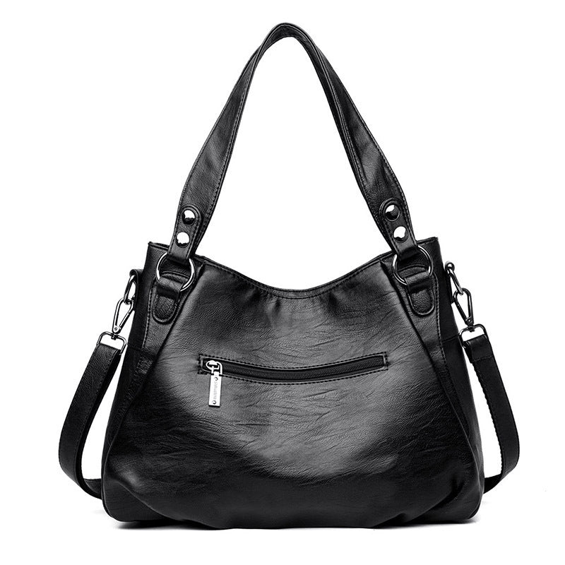 Women's Mom Large Capacity Sheepskin Pattern Soft Crossbody Bags