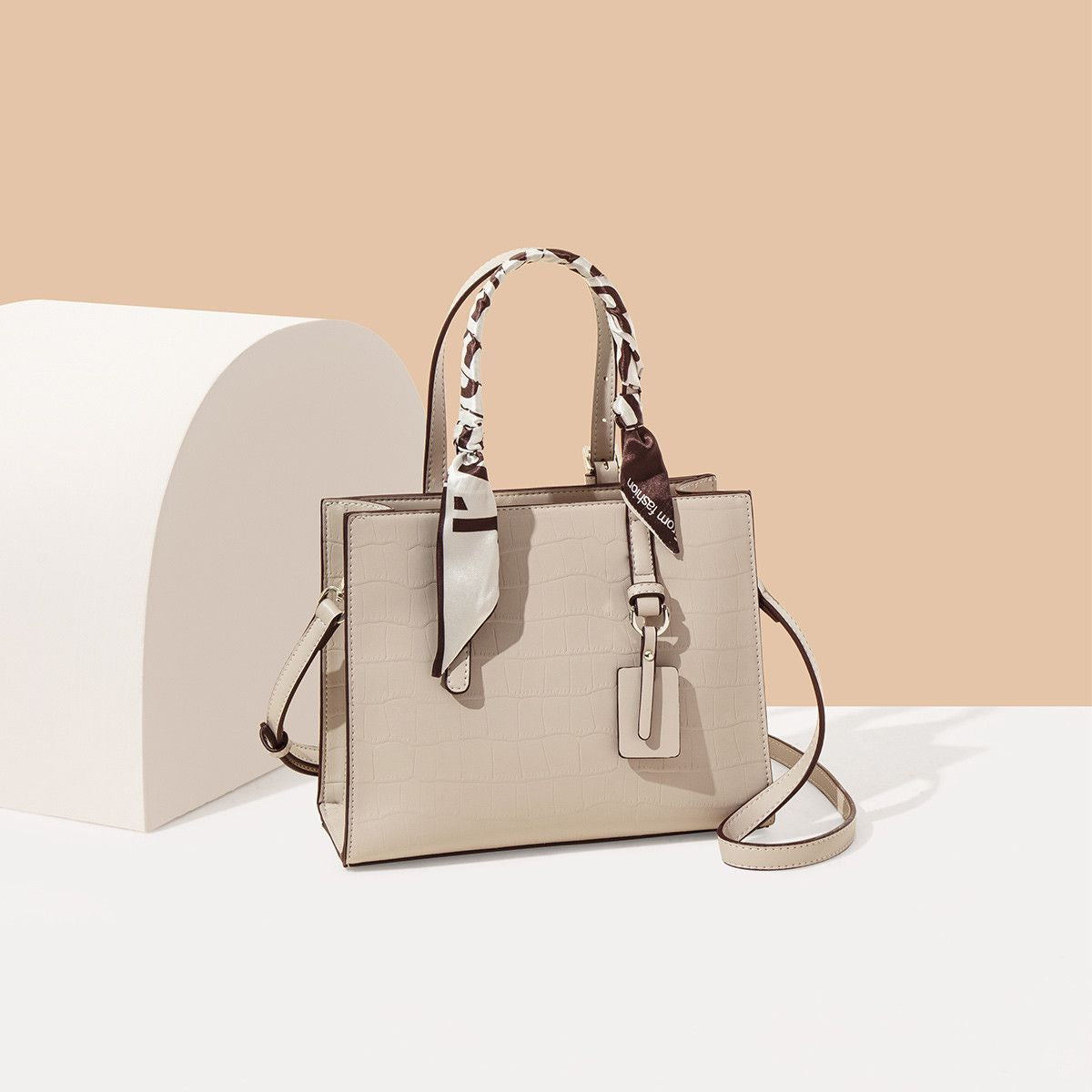 Women's Mexican Fashion Alligator Print Graceful Large Handbags